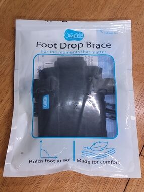 OMEER ☆ Foot Drop Brace In Black